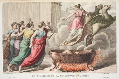 Pelias mit seinen Töchtern oder Le